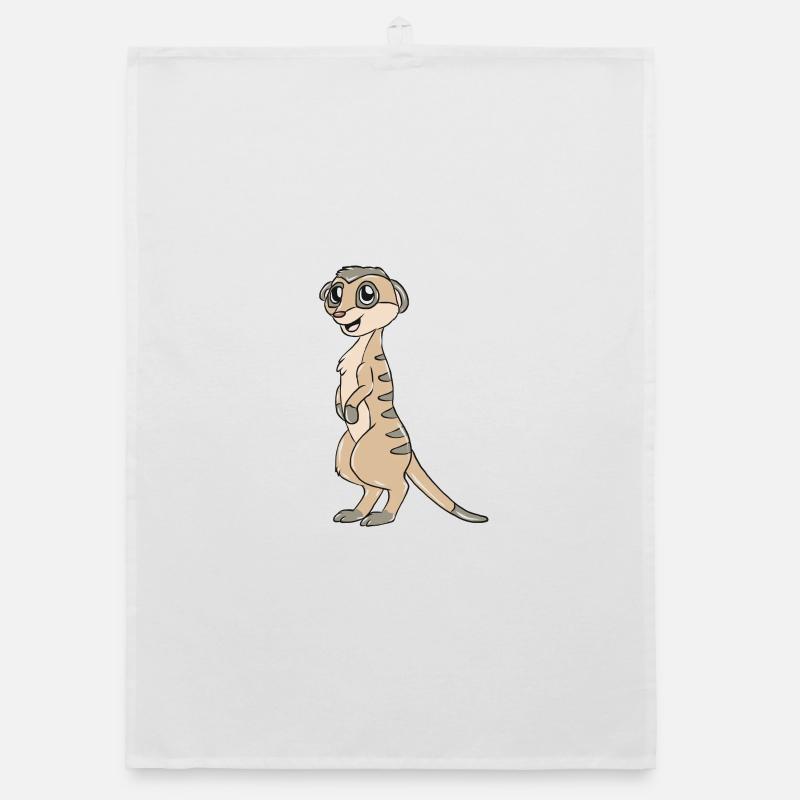 Erdmännchen Organic Geschirrtuch