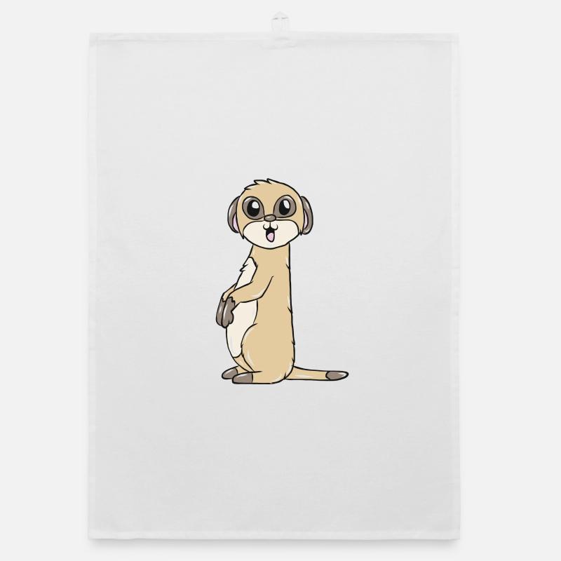 Erdmännchen Organic Geschirrtuch