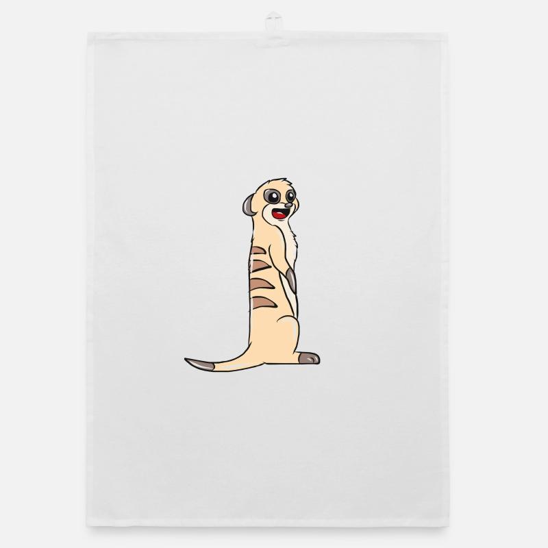 Erdmännchen Organic Geschirrtuch