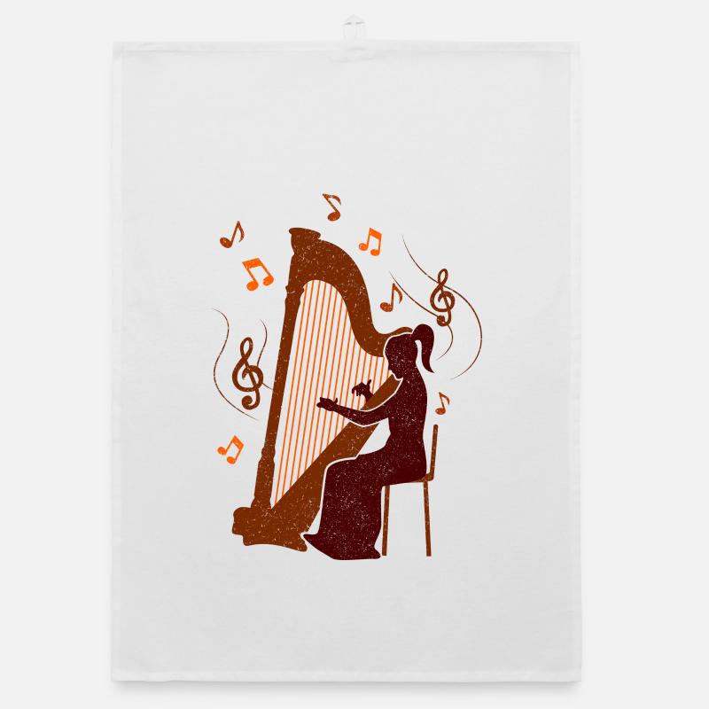 Harfe Organic Geschirrtuch