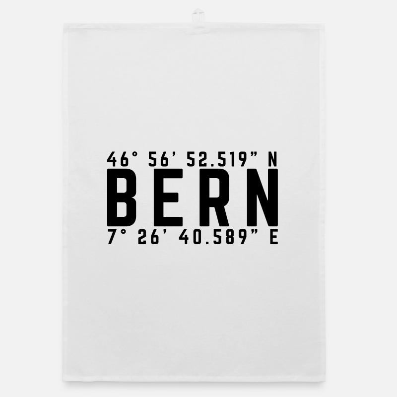 Bern Houptstadt coordinates Organic dish towel