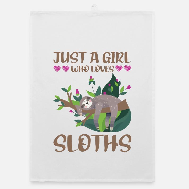 Sloth Organic dish towel