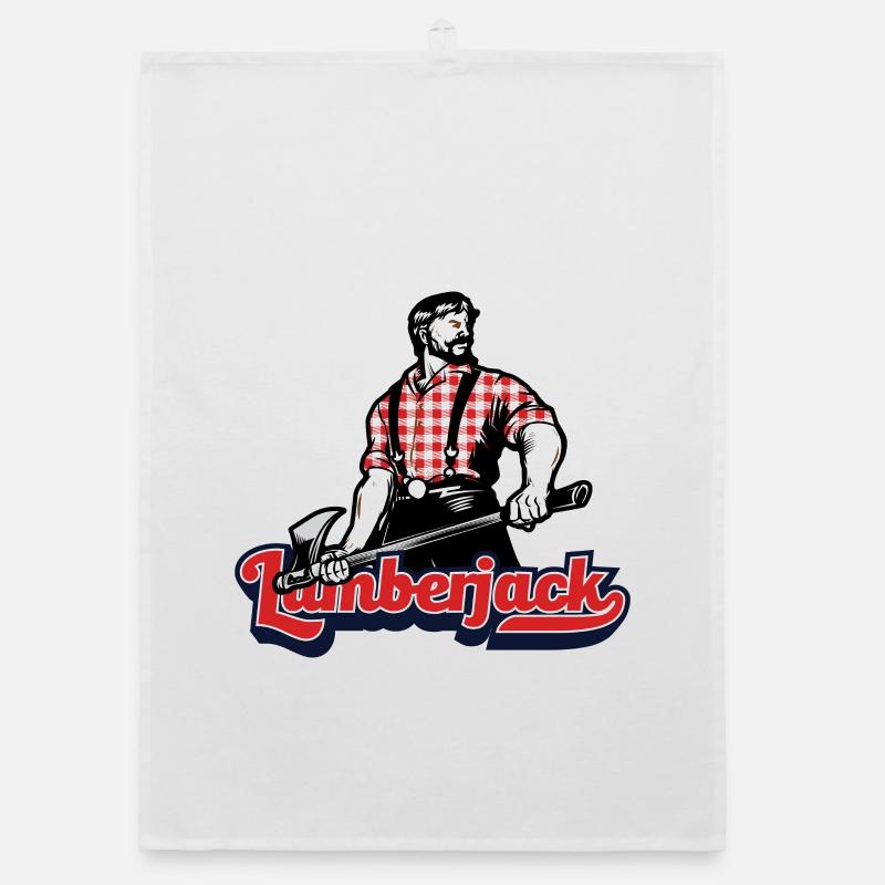 Bûcheron Bûcheron Bûcheron Menuisier Torchon bio