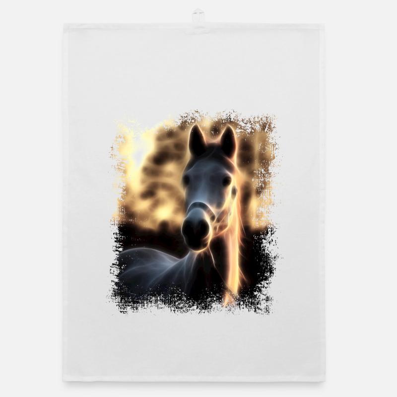 Cheval Gris Doré Torchon bio