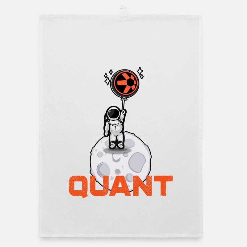 Quant Krypto Shirt Crypto Blockchain Geld Geschenk Organic Geschirrtuch