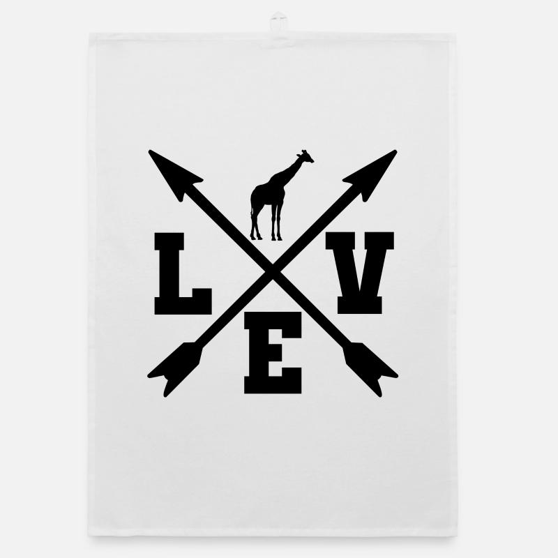 Giraffe Organic dish towel