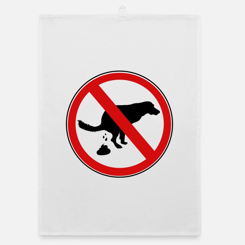 Panneau d’interdiction Torchon bio