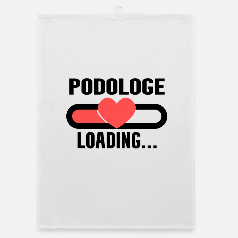 Podologe Loading Organic Geschirrtuch
