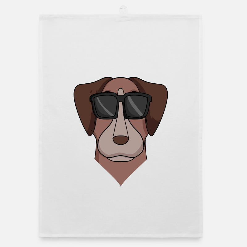 Pointer Dog Dog Organic dish towel