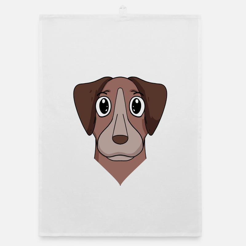 Pointer Dog Dog Organic dish towel