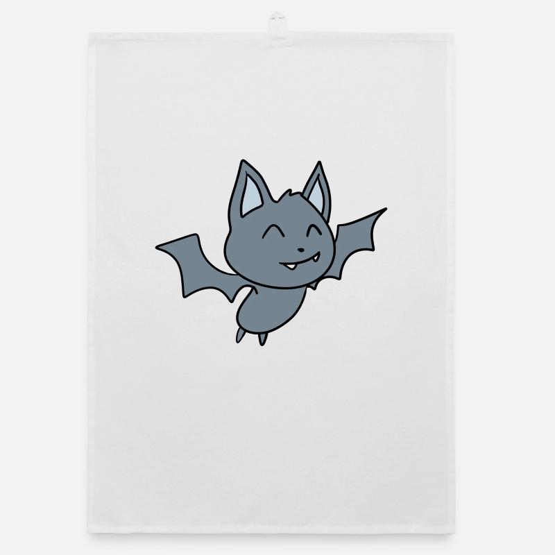 Fledermaus Organic Geschirrtuch