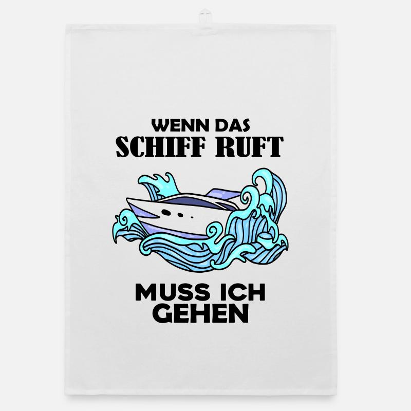 Schiff Schifffahrt Organic Geschirrtuch