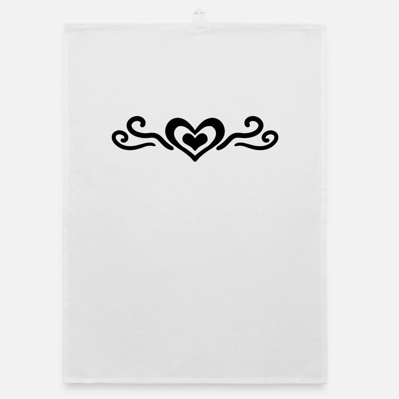 Heart Decoration Gift Organic dish towel