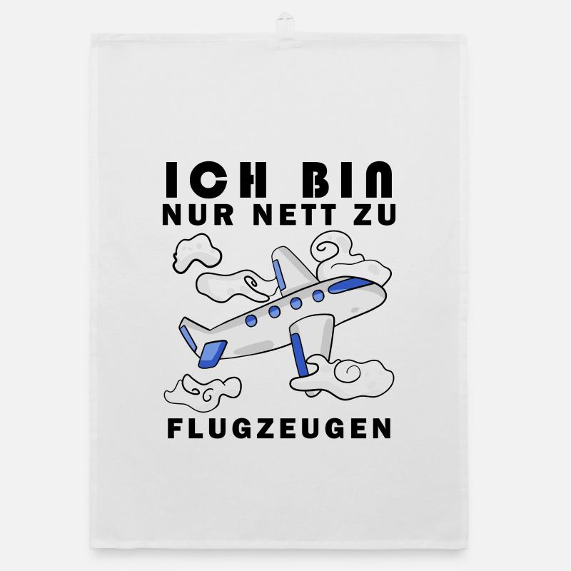 Modellflug Pilot Modellbau Flugzeug Modellbauer Organic Geschirrtuch