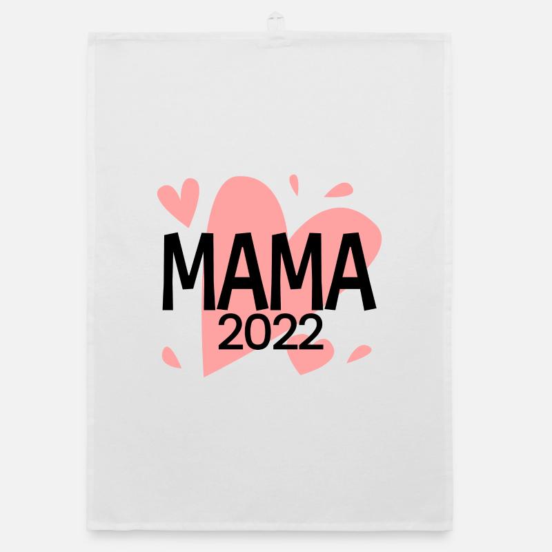 Maman 2022 Mère Grossesse Enceinte Torchon bio