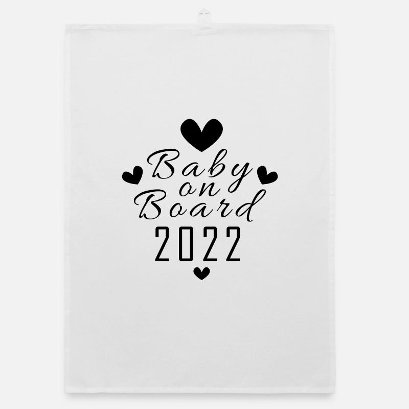 Bébé 2022 - Naissance Enceinte 2022 Torchon bio