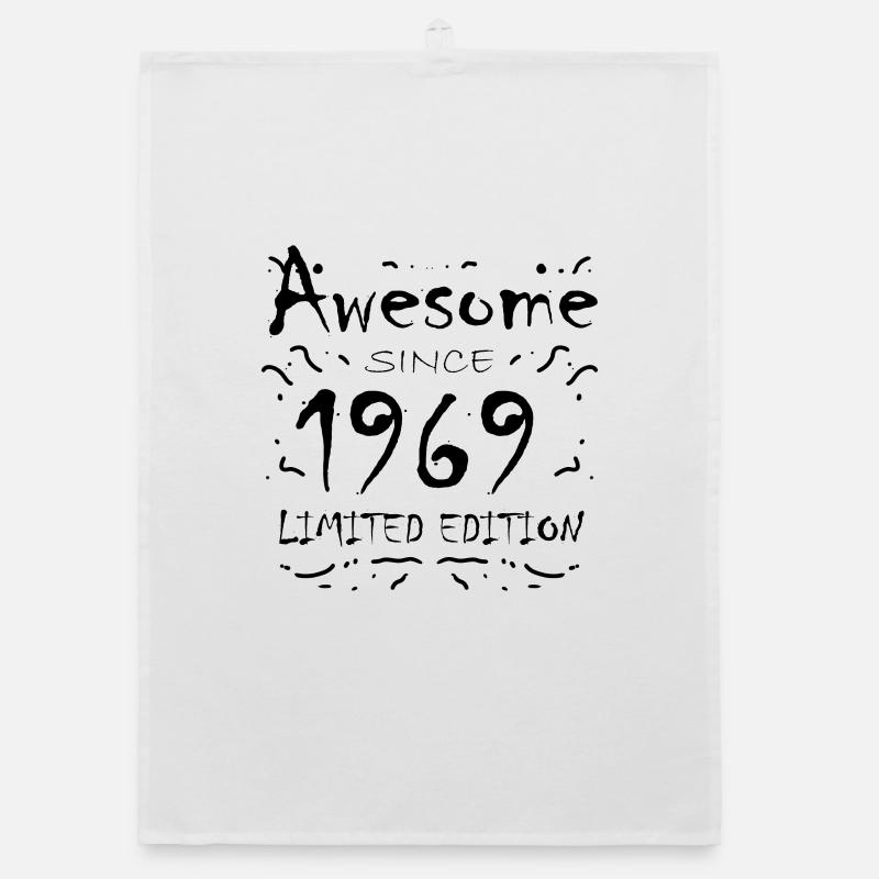 Fantastic since 1969 - born in 1969 Organic dish towel