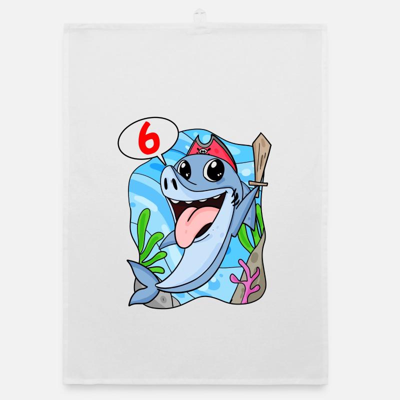 Requin Poisson Requin Pirate 6 ans Garçon Torchon bio