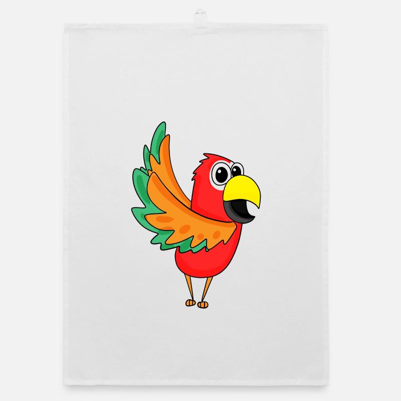 Parrot Jungle Organic dish towel