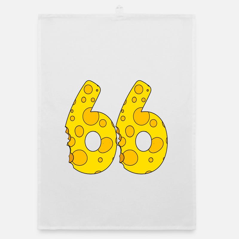 66 years old - 66th birthday gift - 1966 Organic dish towel