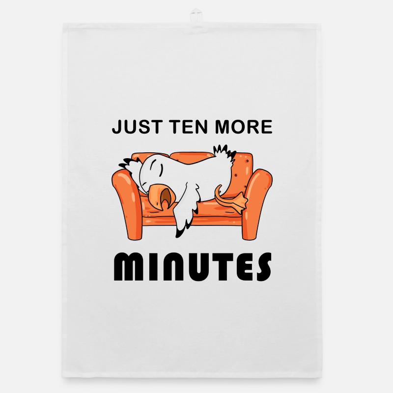 Only ten minutes left Organic dish towel