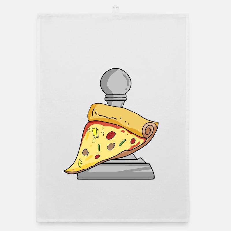 Échecs et pizza Torchon bio