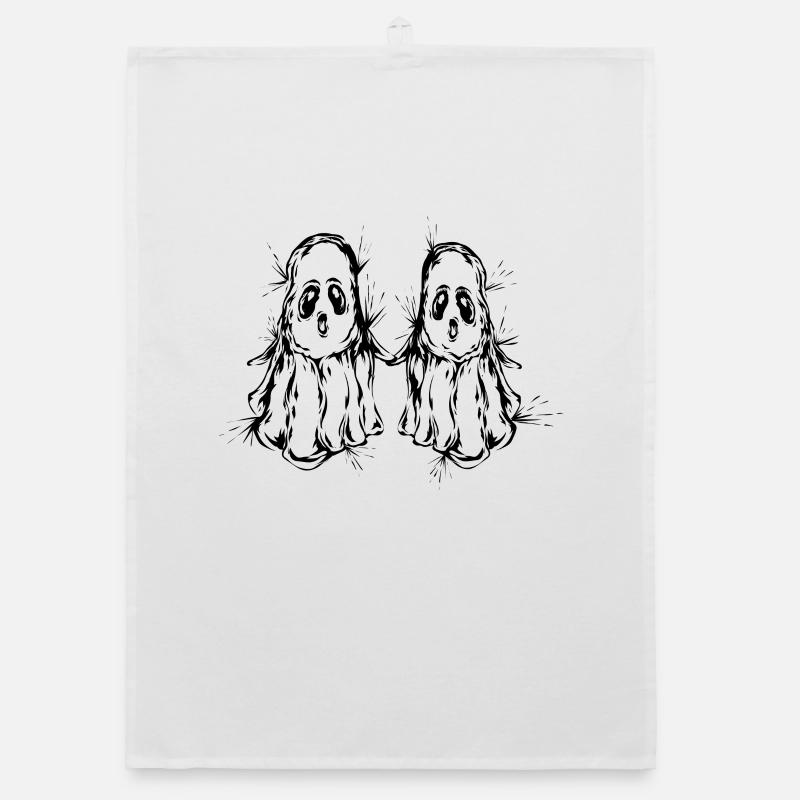 Ghosts Ghosts Organic dish towel