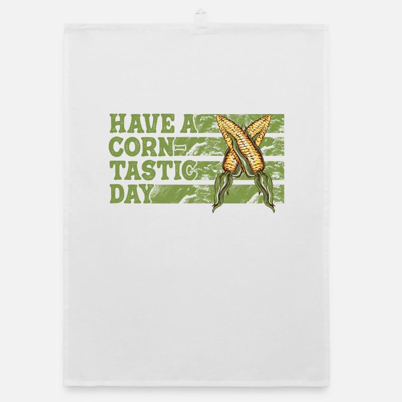 Have a corntastic day Organic dish towel