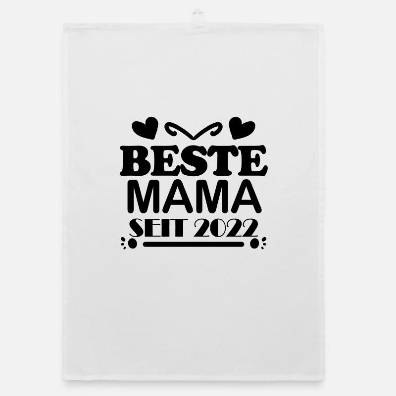 Beste Mama seit 2022 Organic Geschirrtuch