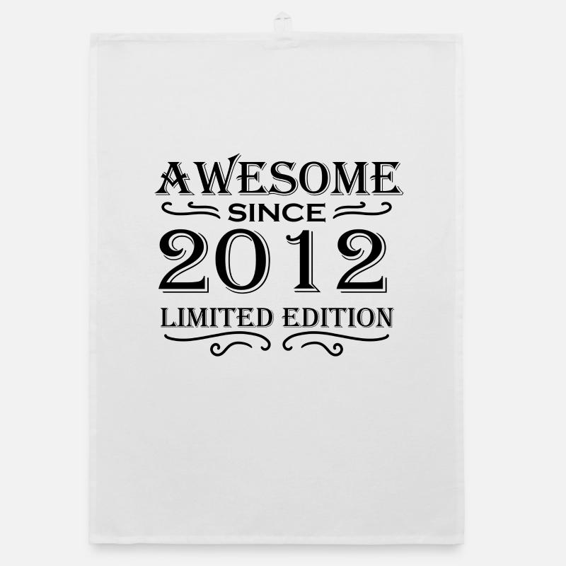 2012 - Né 2012 - Année de naissance 2012 Torchon bio
