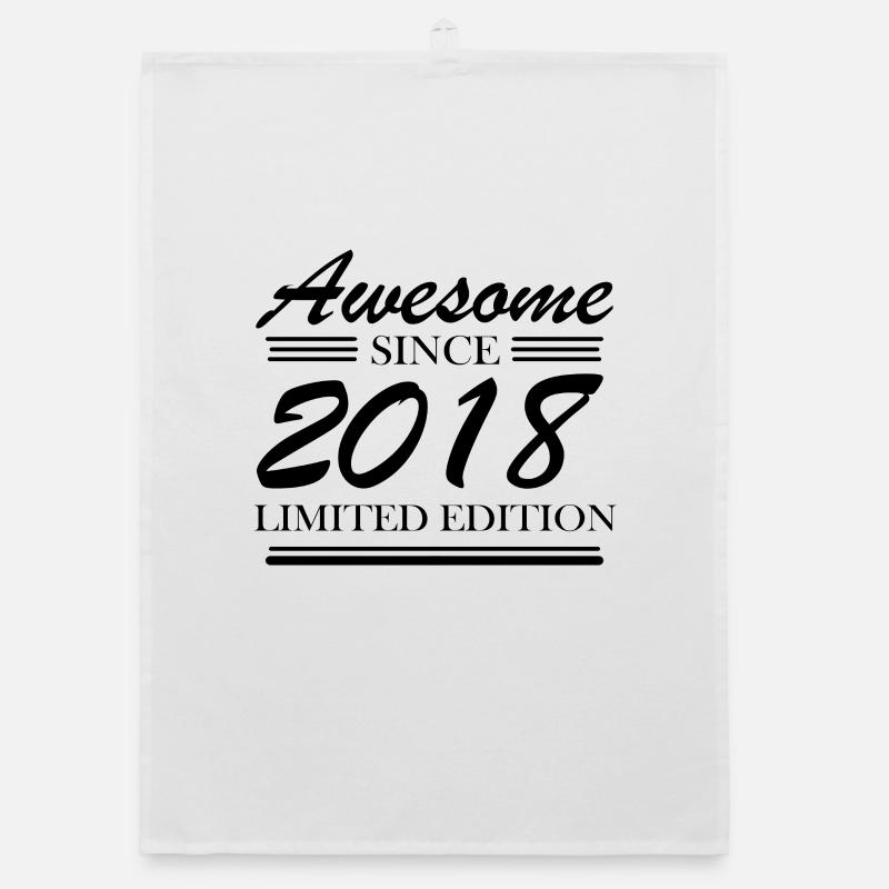 2018 - Né 2018 - Année de naissance 2018 Torchon bio