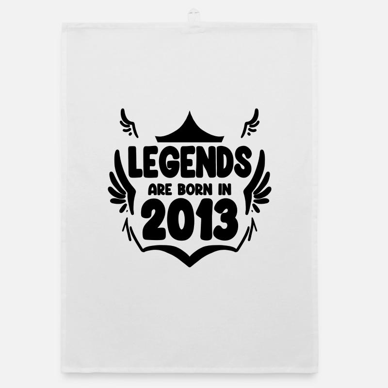 2013 - vintage 2013 - year of construction 2013 gift Organic dish towel