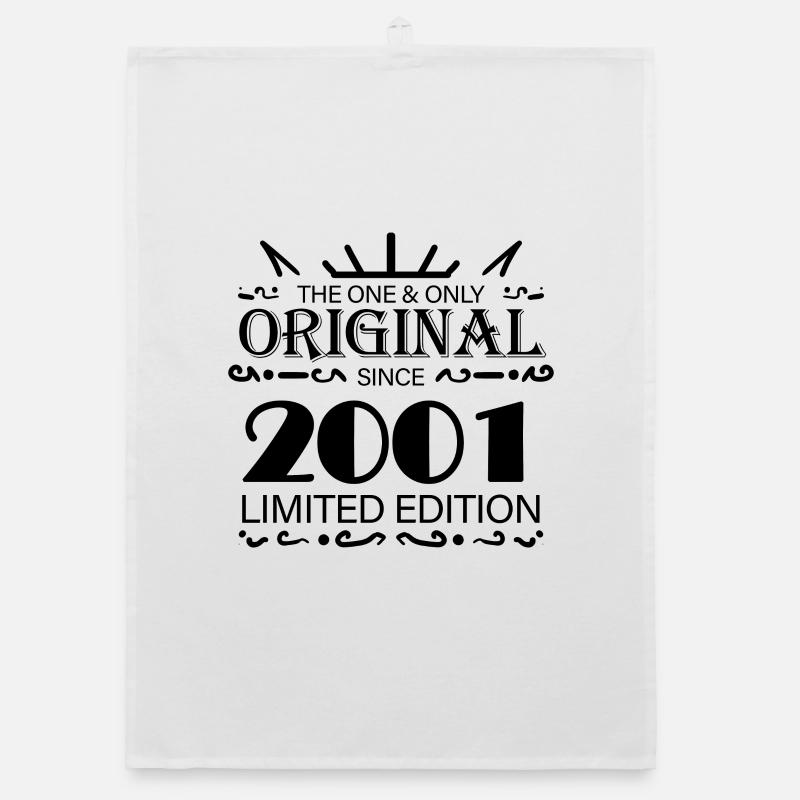 Born 2001 Organic dish towel