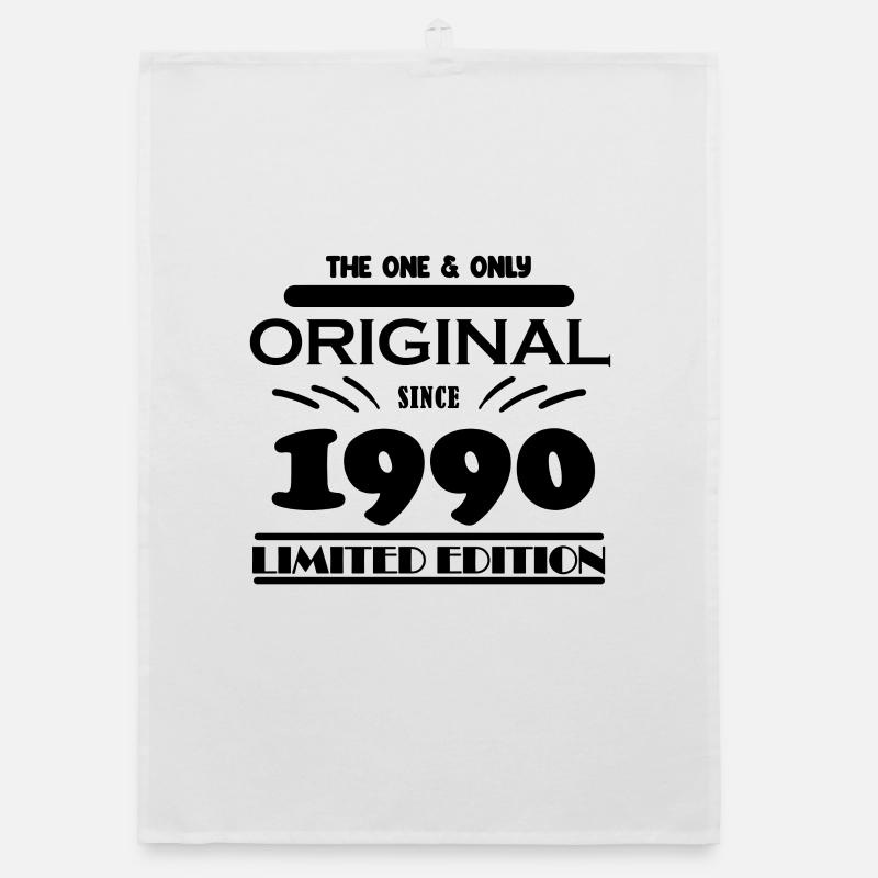 1990 - Année de construction 1990 - Né en 1990 Torchon bio