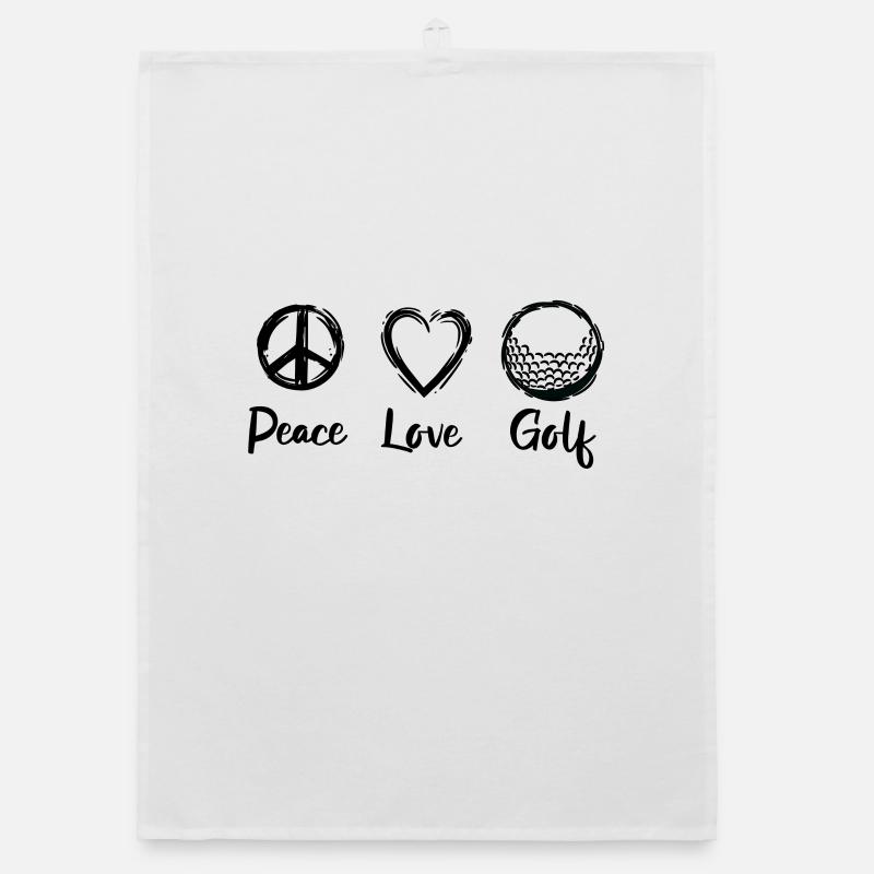 Golf Love Organic dish towel