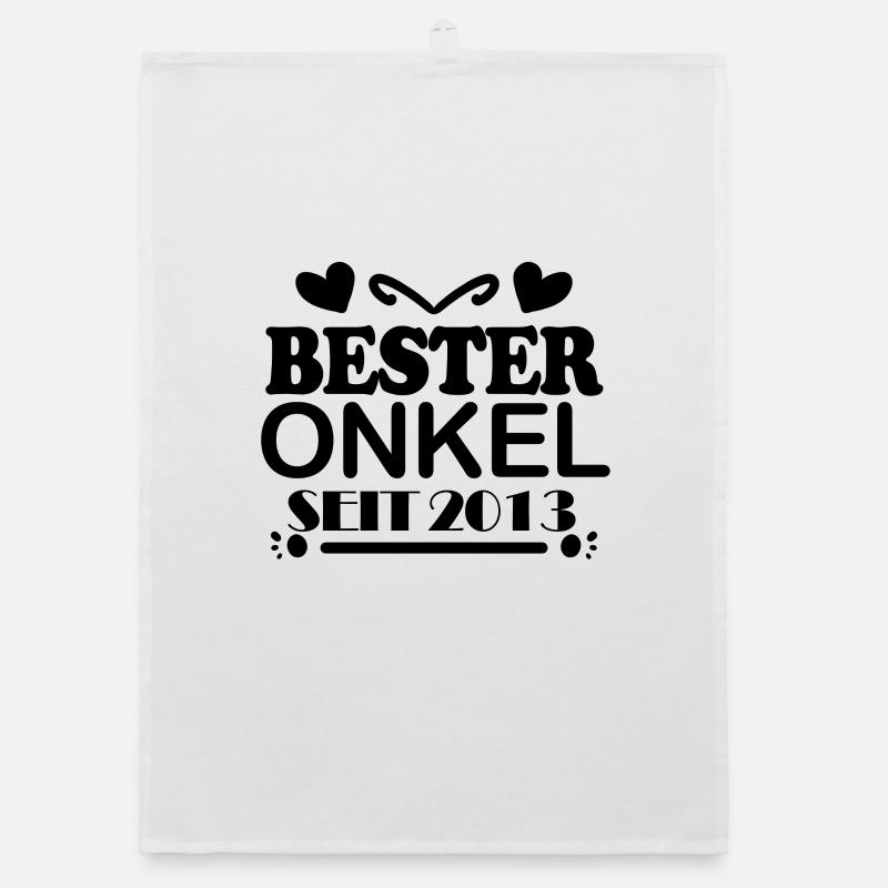 Bester Onkel seit 2013 Organic Geschirrtuch