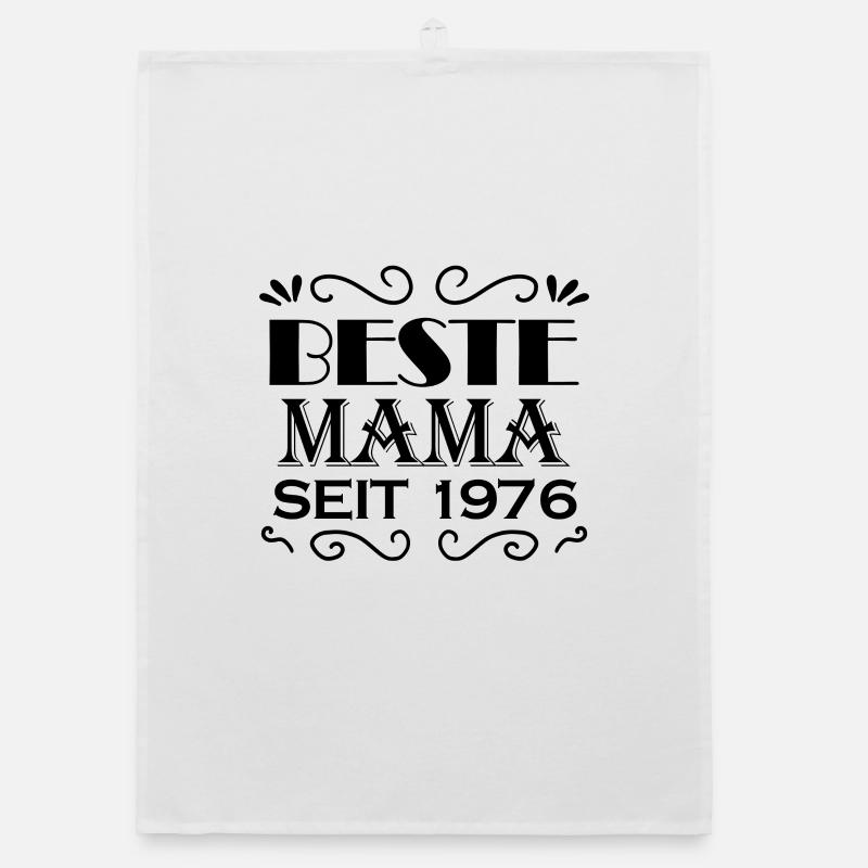 Beste Mama seit 1976 Organic Geschirrtuch