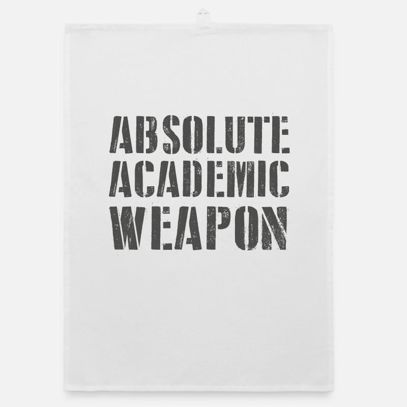 Studenten Absolute Academic Weapon Organic Geschirrtuch