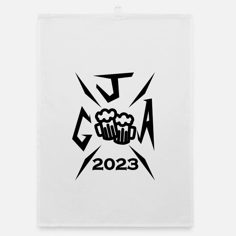 2023 Junggesellenabschied Organic Geschirrtuch
