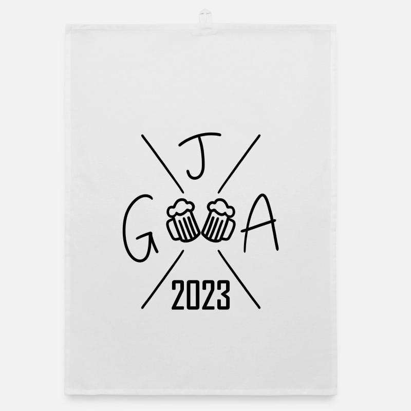 2023 Junggesellenabschied Organic Geschirrtuch