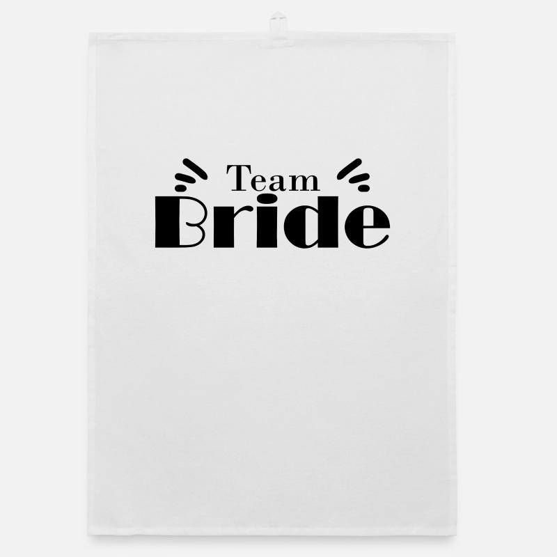 Célébration de mariage nuptiale par équipe Torchon bio