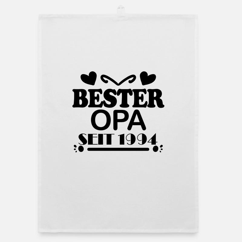 Bester Opa seit 1994 Organic Geschirrtuch