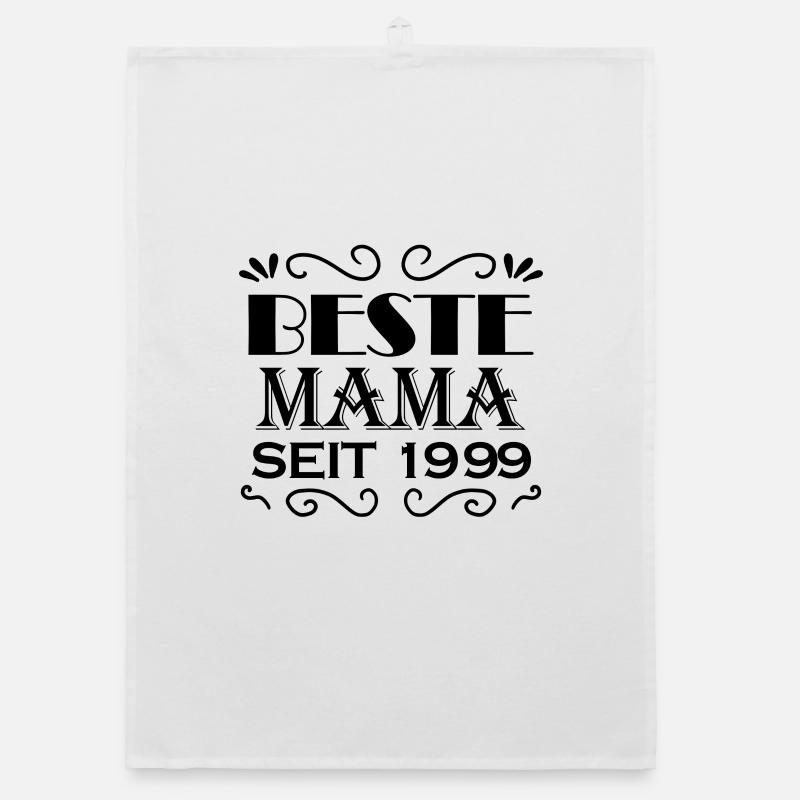 Beste Mama seit 1999 - Beste Mutter seit 1999 Organic Geschirrtuch
