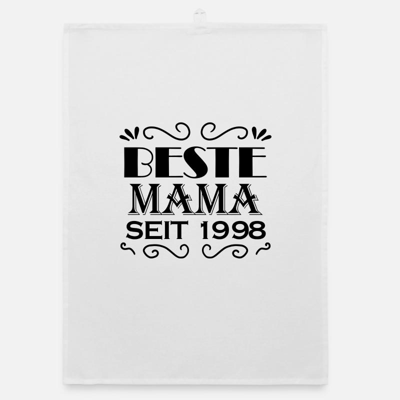 Beste Mama seit 1998 - Beste Mutter seit 1998 Organic Geschirrtuch