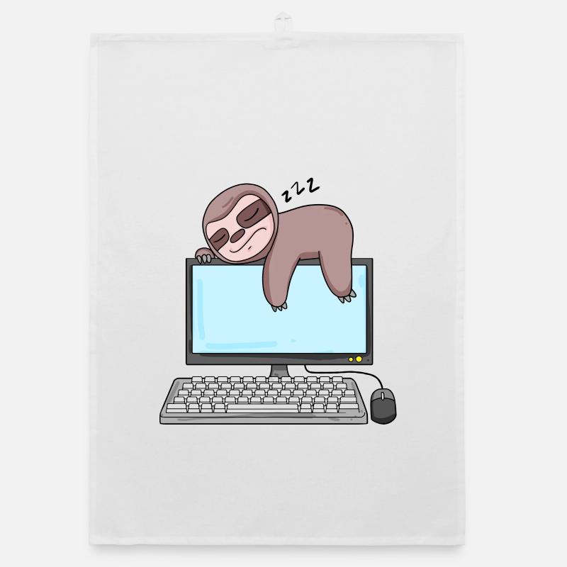 Cadeau de programmeur de nerd informatique Torchon bio