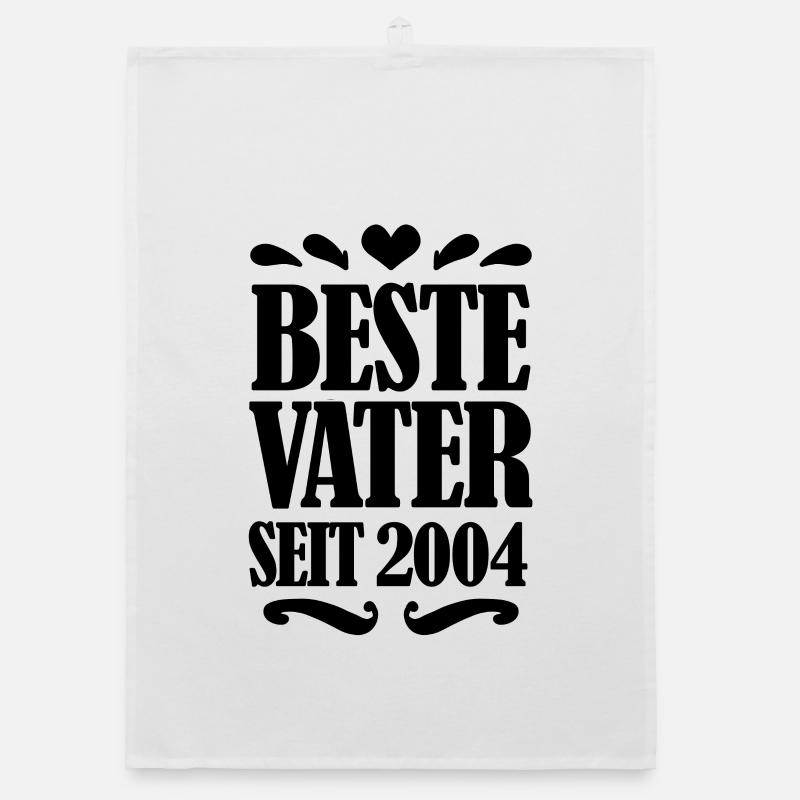 Bester Vater seit 2004 Organic Geschirrtuch