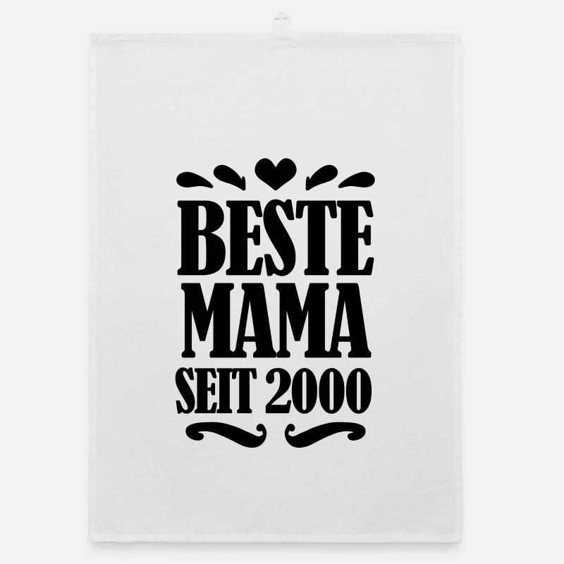 Beste Mama seit 2000 - Beste Mutter seit 2000 Organic Geschirrtuch