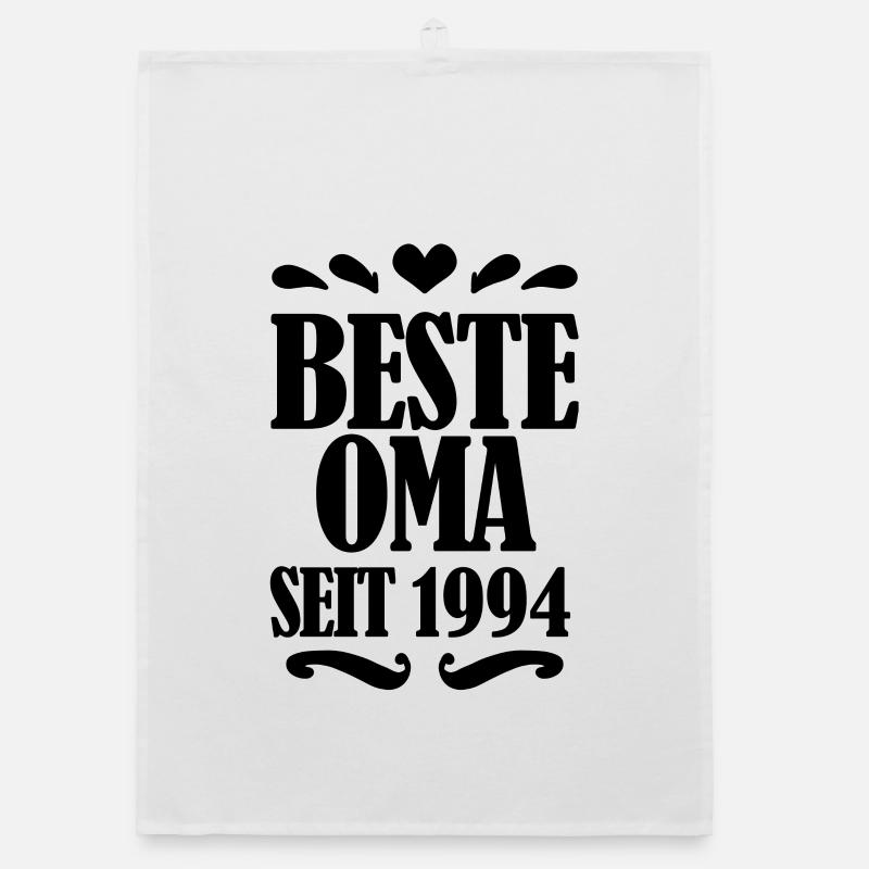 Beste Oma seit 1994 - Oma Geschenk Organic Geschirrtuch
