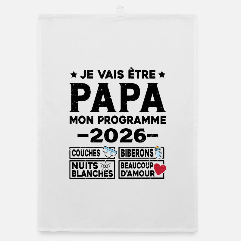 Je vais être papa mon programme en 2026 Torchon bio