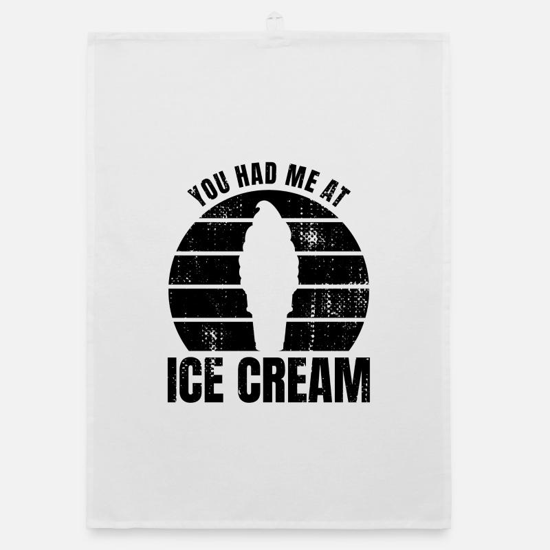 Tu m’as eu à la crème glacée Torchon bio